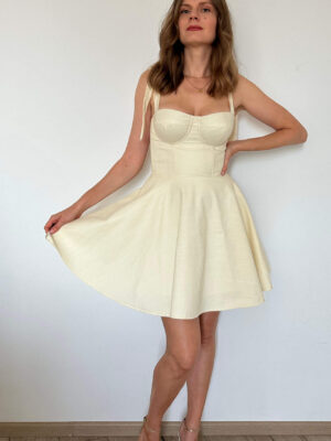 Bustier Dress White
