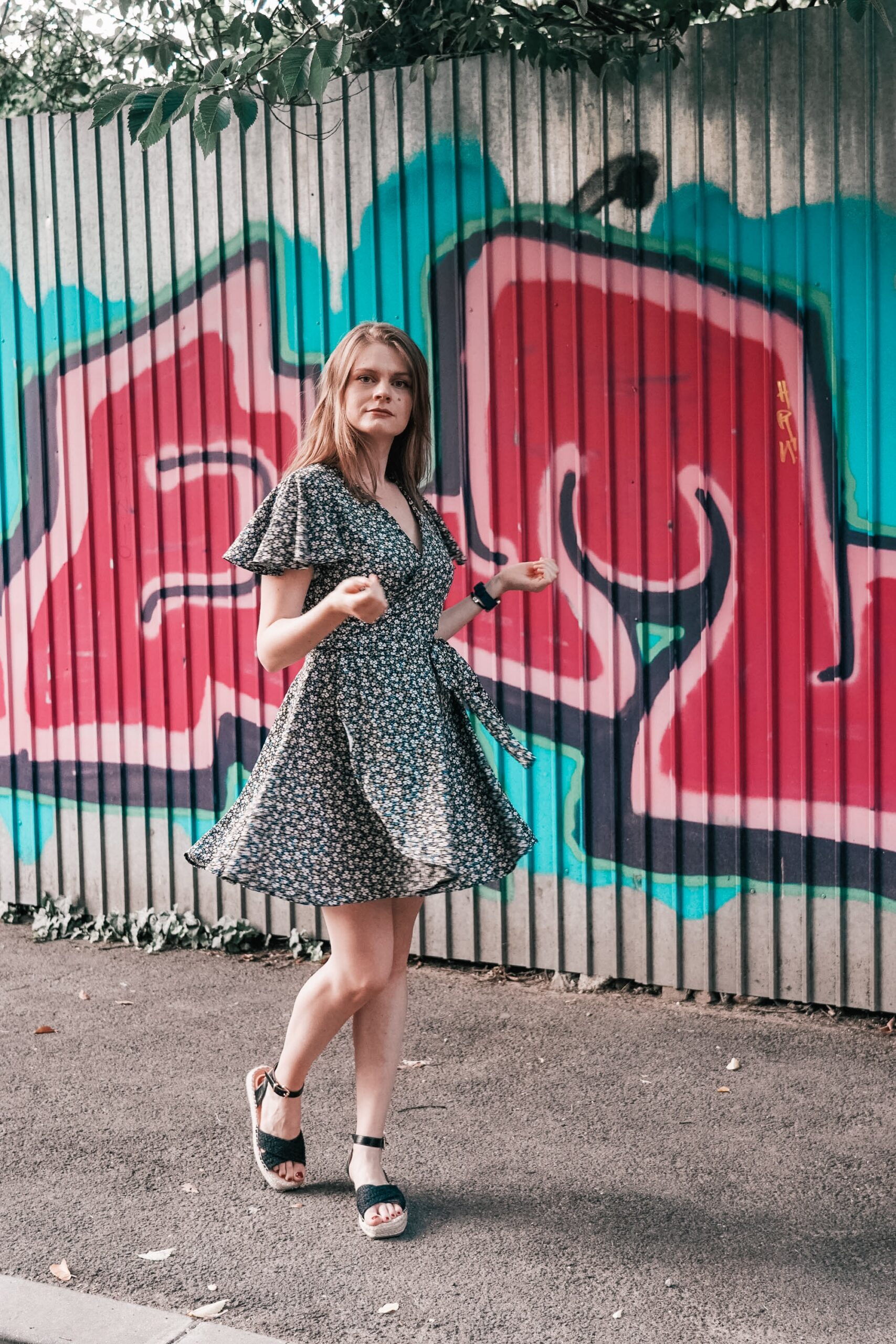Wrap Dress Sewing Pattern: Butterfly Sleeve Summer Dress (A4 PDF) - Image 8