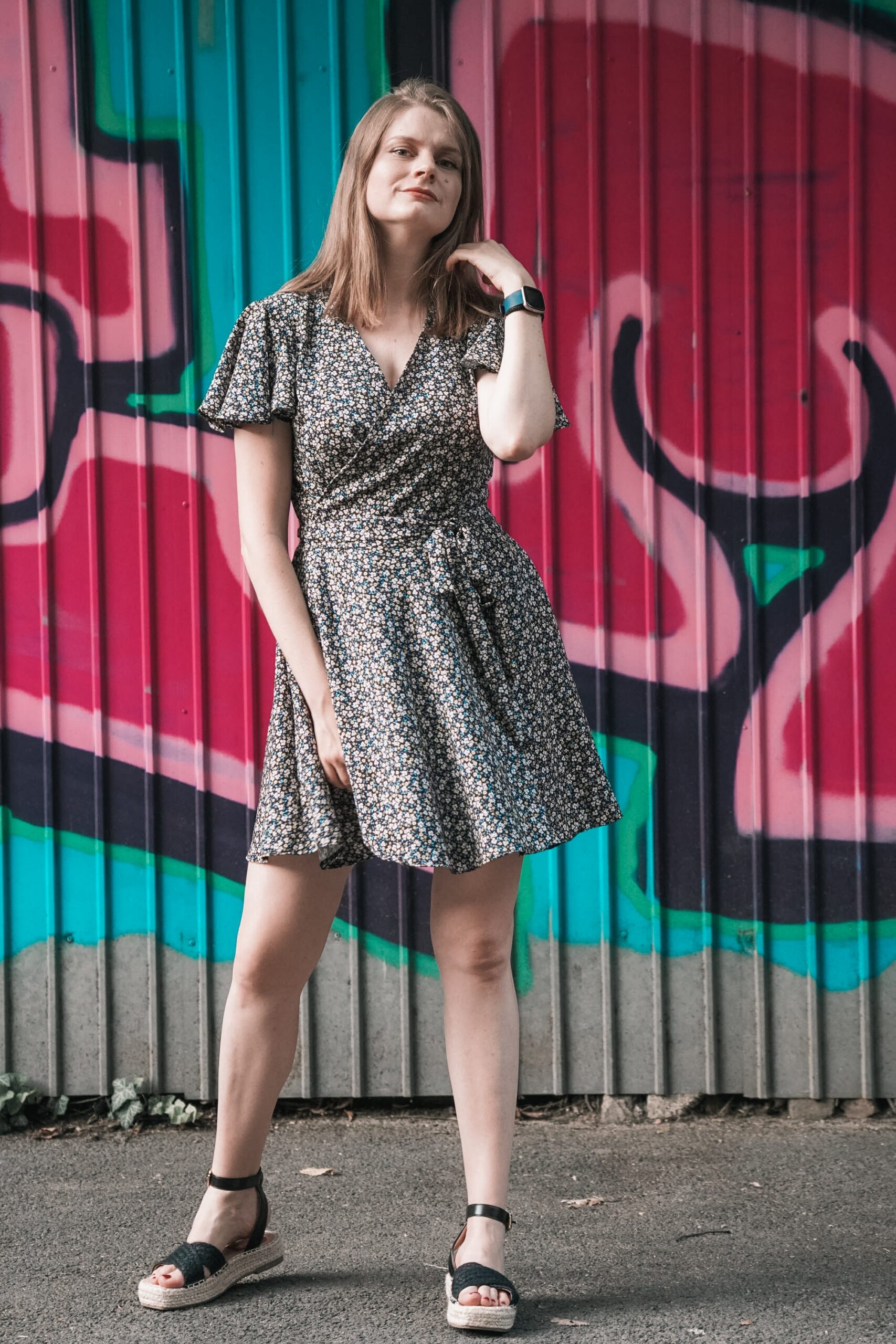 Wrap Dress Sewing Pattern: Butterfly Sleeve Summer Dress (A4 PDF) - Image 10