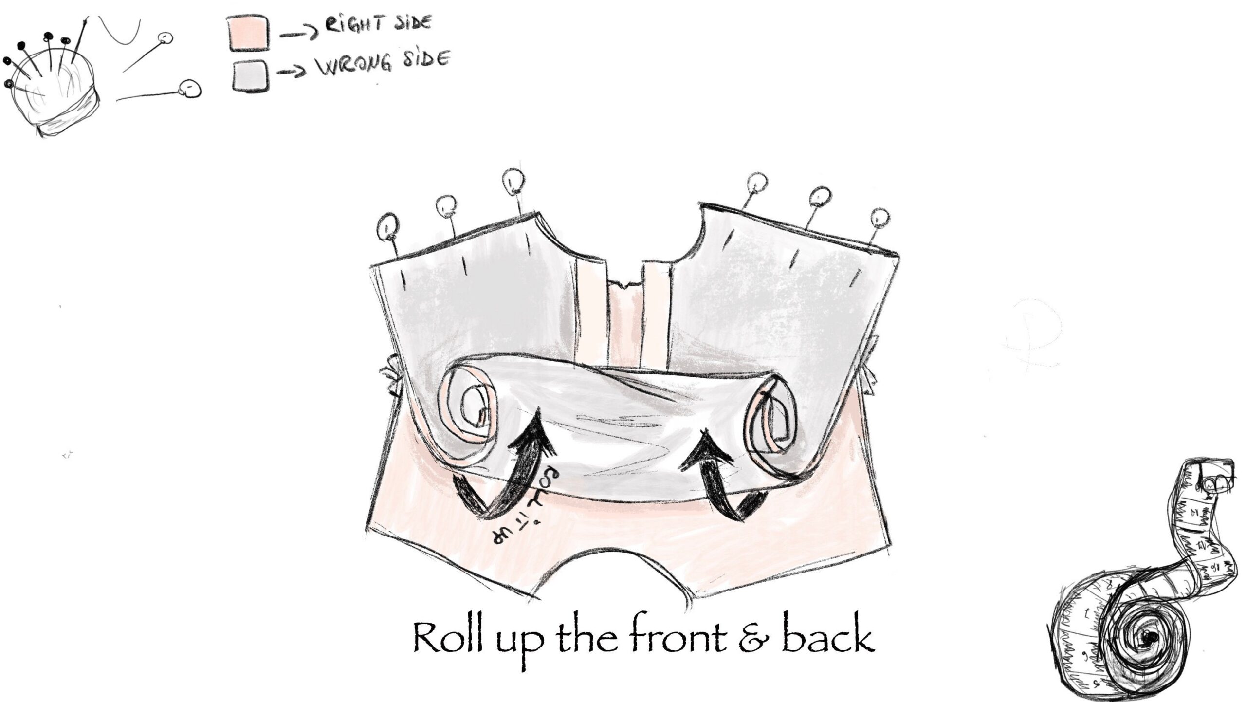 Aki Shacket Sewing Pattern: Oversized Shirt Jacket (A4 PDF Download) - Image 7