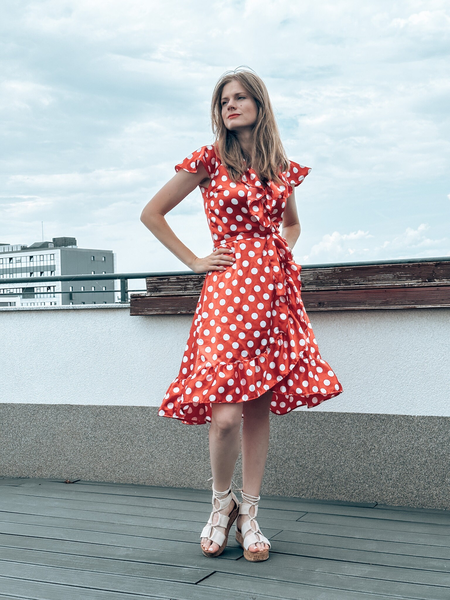 Ruffled Wrap Dress Sewing Pattern: Women's DIY (A4 PDF) - Image 5