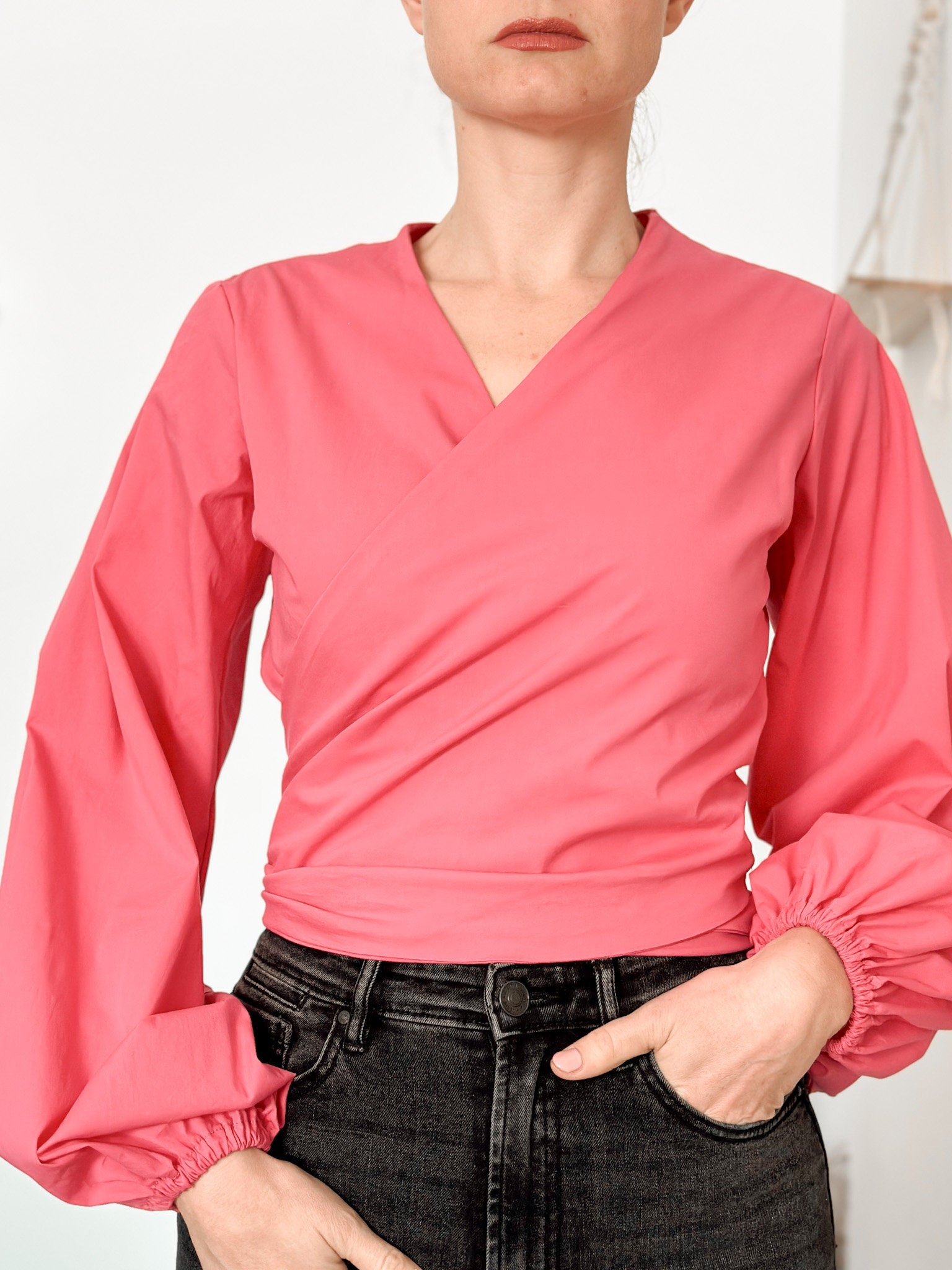 Wrap Blouse Sewing Pattern: Women's DIY Wraparound Top (A4 PDF) - Image 6
