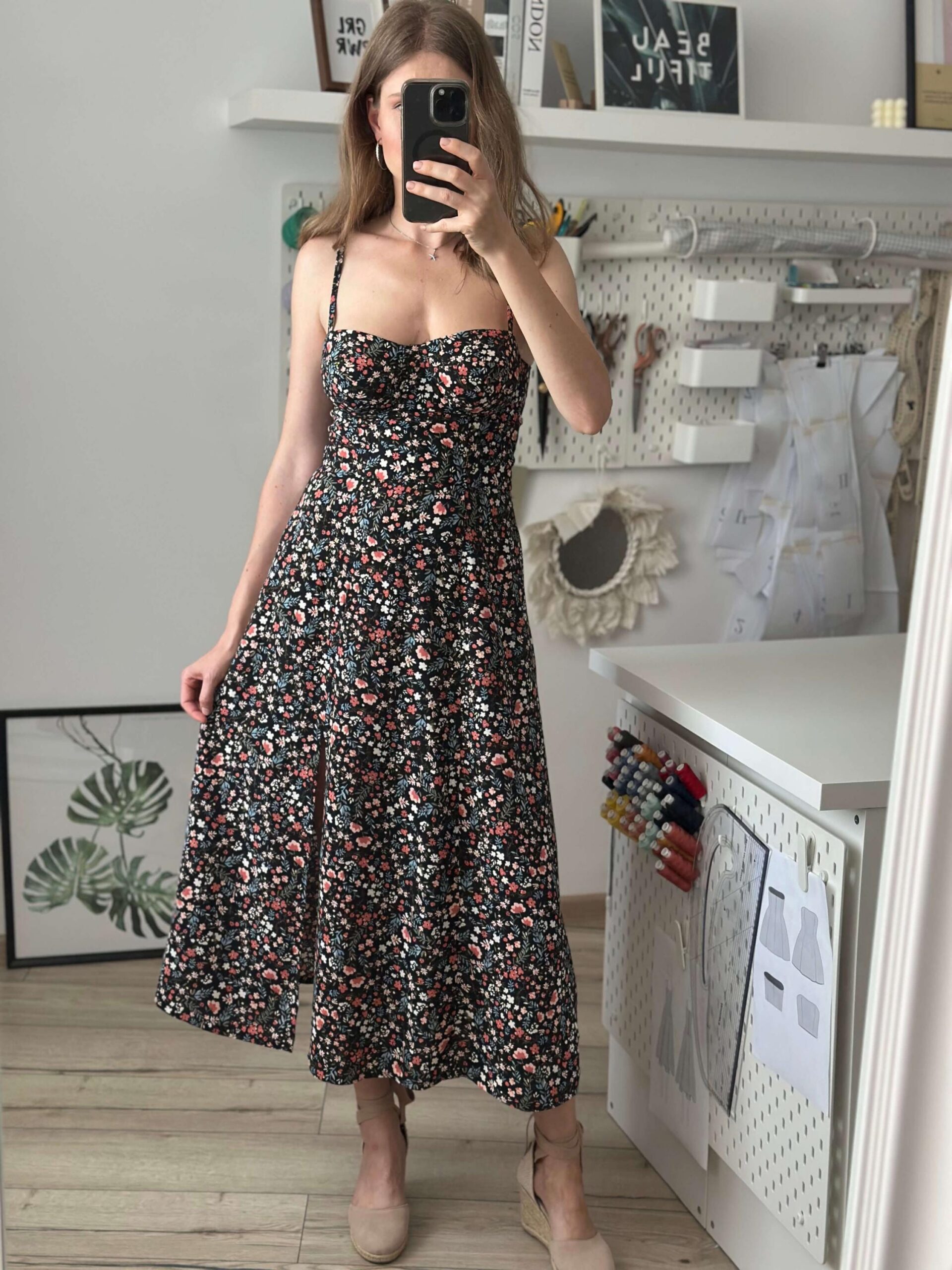 Bustier Dress Sewing Pattern: 3 Skirt Styles, 12 Cup Sizes (PDF Pattern) - Image 9