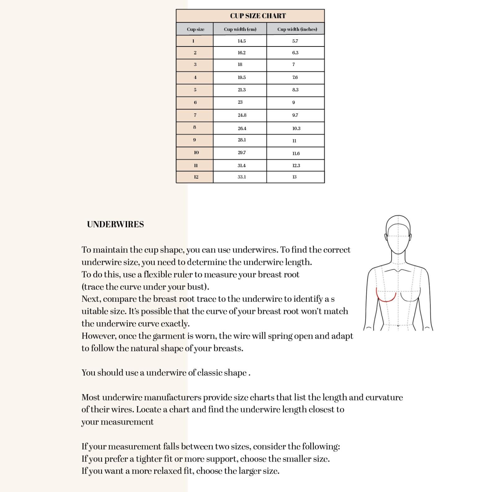Bustier Dress Sewing Pattern: 3 Skirt Styles, 12 Cup Sizes (PDF Pattern) - Image 5
