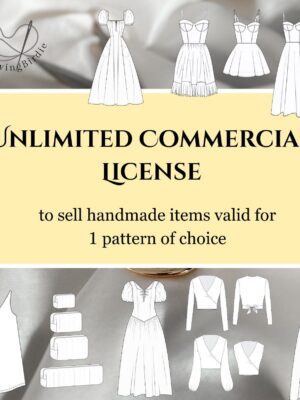 Unlimited Commercial License for Sewing Patterns