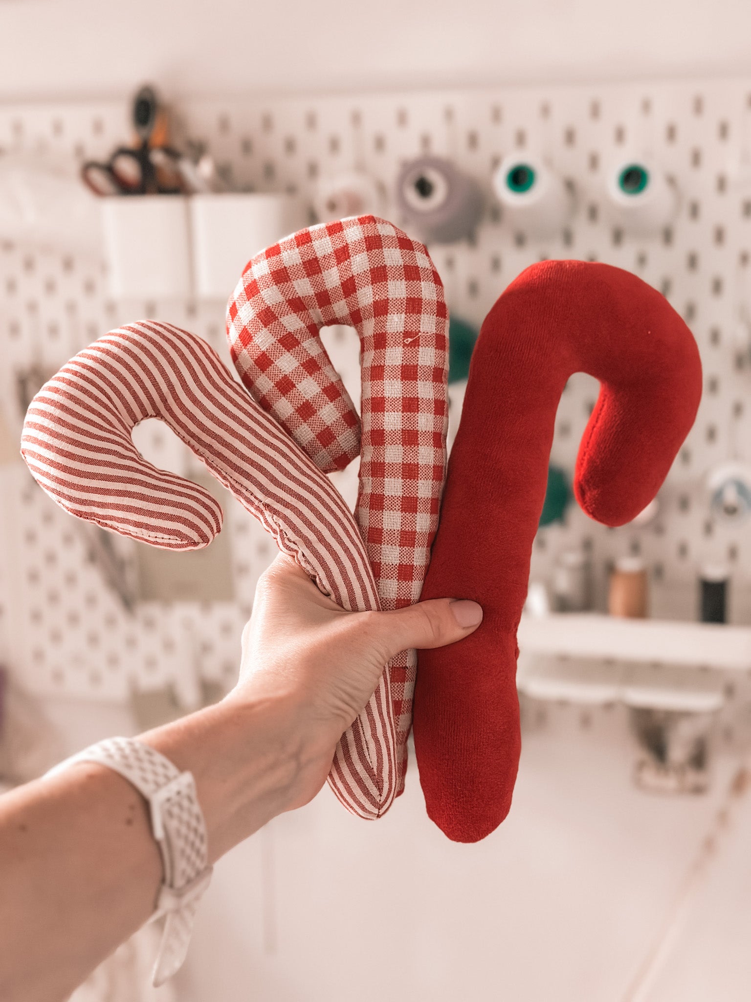 Christmas Candy Cane Sewing Pattern