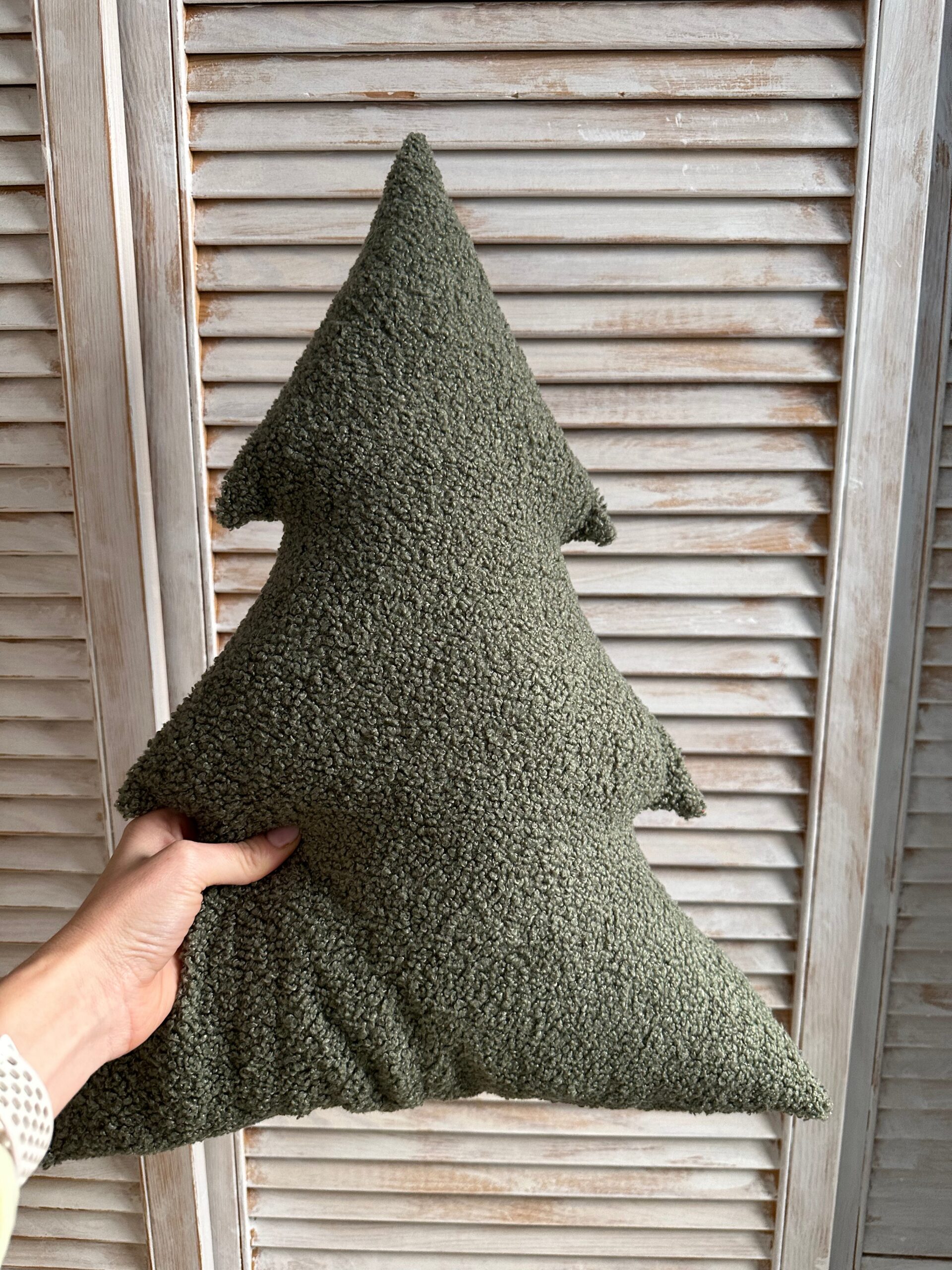 Christmas Tree Pillow Sewing Pattern