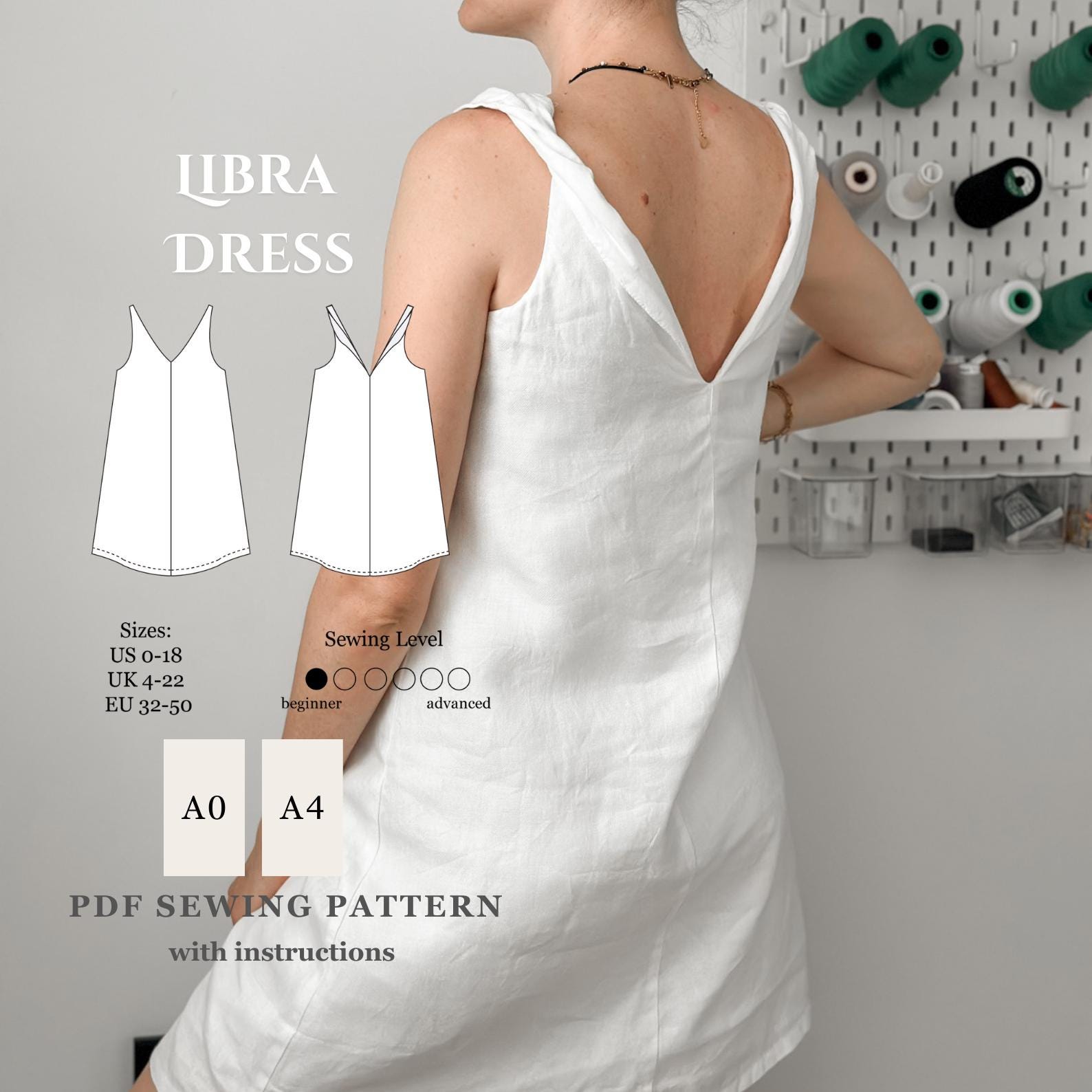 Libra Dress Sewing Pattern PDF