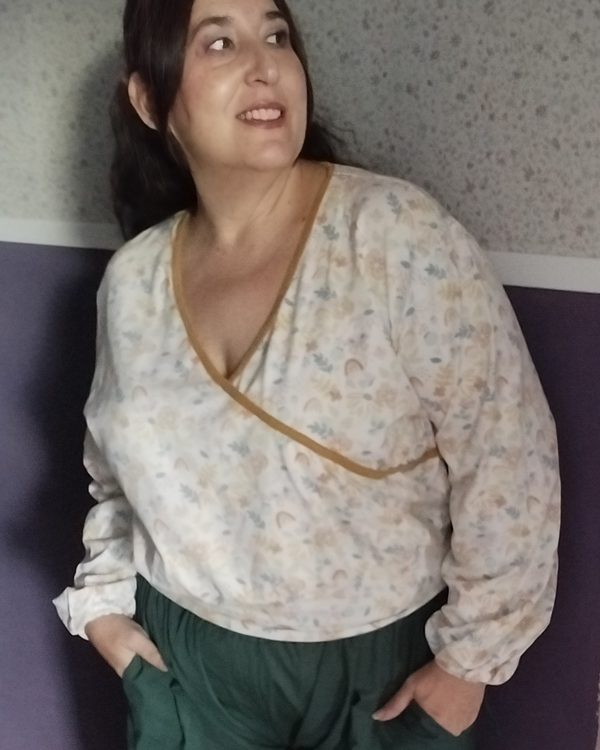 Jasmine balloon pants sewn by Susana Conejo