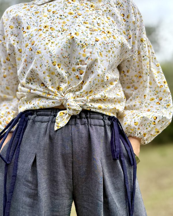 Jasmine balloon pants sewn by Niki Leplaisirdecreer
