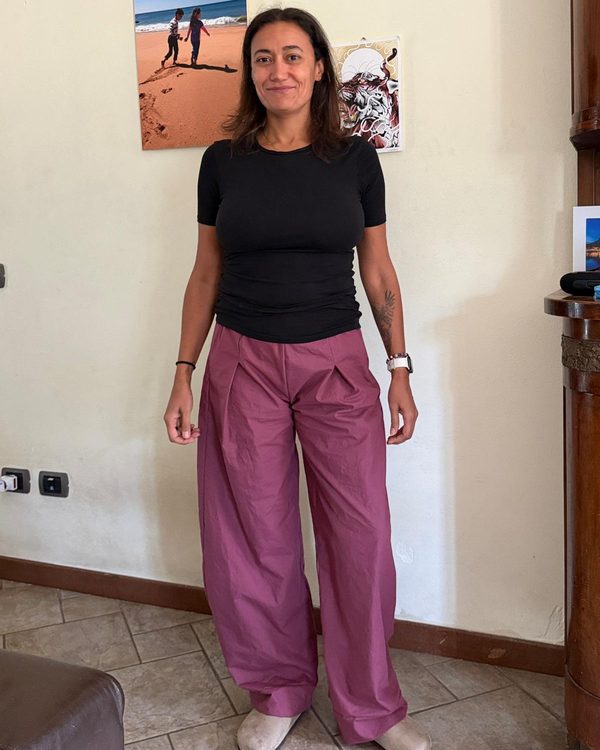 Jasmine balloon pants sewn by @momas_cucito